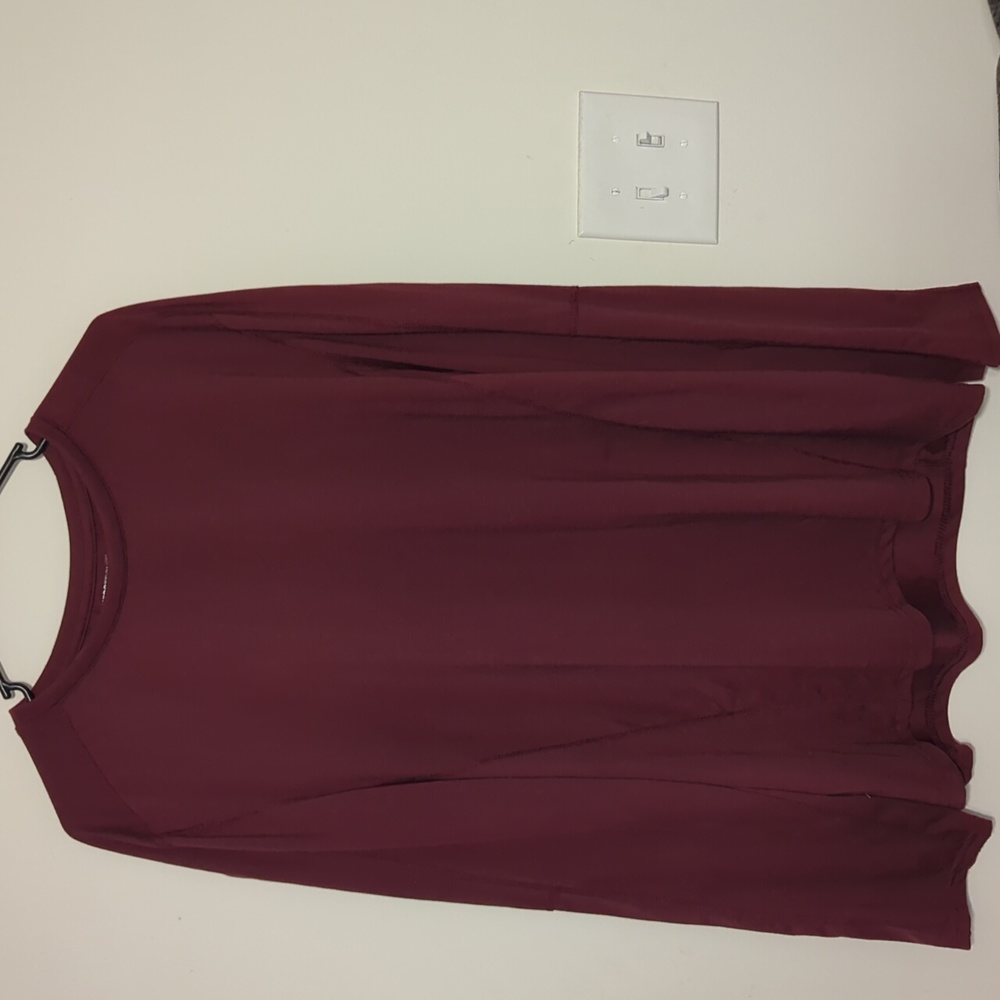 Swiss Tech men's Maroon long sleeve shirt XL